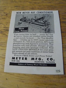 DIE FARM VIERTELJÄHRLICH - FRÜHLING 1957 - AD -MEYER HEUAUFBEREITER - Niedriger Preis / Morton ILL - Bild 1 von 1