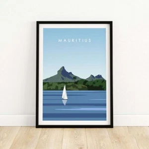 Mauritius Travel 50x70cm Poster Premium Quality - Foto 1 di 3