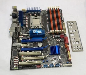 Asus P6T REV. 1.01G Socket 1366 (LGA1366) Motherboard with Backplate and i7 CPU - Picture 1 of 5