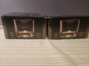Liiton Everest Whiskey Tumbler Glass. 2 Boxes Total Of 8!  - Picture 1 of 3