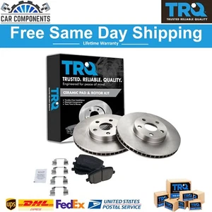 TRQ New Front Posi Brake Pads & Rotors Kit For 03-08 Pontiac Vibe Toyota Matrix - Picture 1 of 5