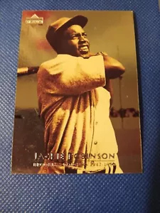 Tarjeta de béisbol 1997 Jackie Robinson cubierta superior #1 Brooklyn Dodgers UCLA - Imagen 1 de 2
