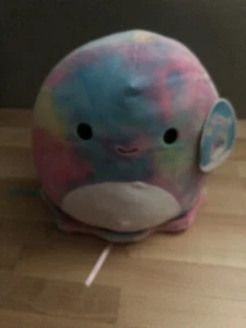 Neu Squishmallows 8" Janet Regenbogen Batik Qualle Sommer Squad - L - Bild 1 von 2