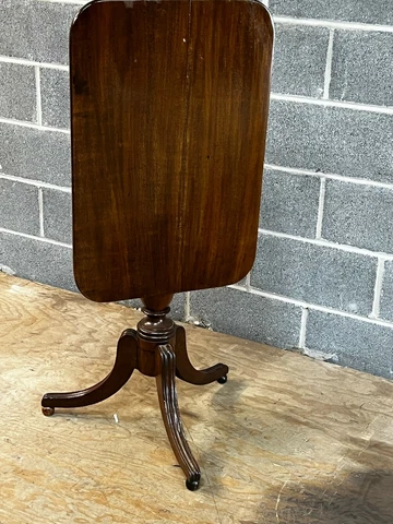 good federal empire mahogany tilt top candle stand 1820s classical Cover