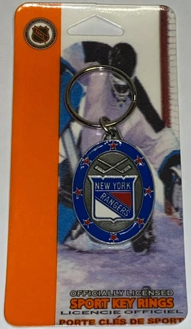 NHL Ice Hockey New York Rangers Keychain - Officially Licensed 2003 Cover