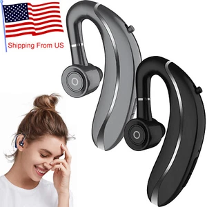Wireless Bluetooth Headset Sport Earphone with Mic for Android iOS Cell Phones - Picture 1 of 14