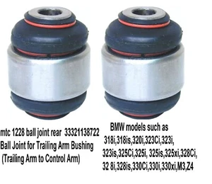 MTC Bushing Trailing Arm Rear (Trailing Arm to Control Arm) 33321138722 fits BMW - Picture 1 of 1
