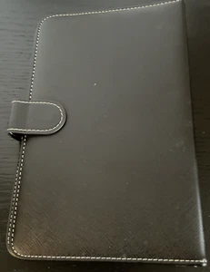 Custodia tastiera USB universale in pelle PU nera per tablet SVP adatta per dispositivo 7"- 9" - Foto 1 di 19