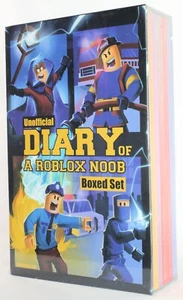 Unofficial Diary of a Roblox Noob Boxed Set 5 Book Slipcase New Sealed - Foto 1 di 4