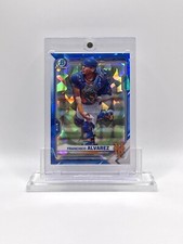 Francisco Alvarez 2021 Bowman Chrome RARE Sapphire Refractor Rookie Card RC Mets