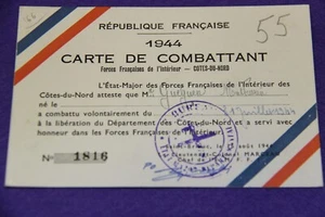 KÄMPFERKARTE F I ZUGEORDNET W W2 NR. 55 - Bild 1 von 4