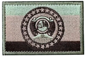 BANDERA DEL ESTADO DE MISURI MO 2 OSOS EMBLEMA MULTICÁMARA EJÉRCITO MILITAR GANCHO TÁCTICO PARCHE - Imagen 1 de 2
