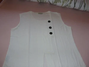 Damenblusentop creme Baumwolle Gr. XXL neu - Bild 1 von 1