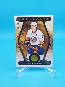 Brock Nelson 2023-24 Upper Deck Artifacts #131 Yellow Parallel SP 8/50 - Picture 1 of 2