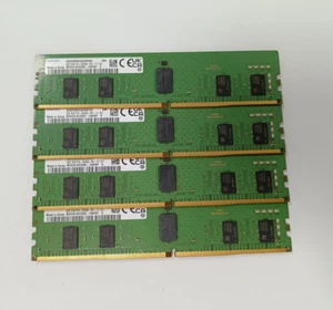 Samsung 32GB DDR4 4x8GB 3200MHz RAM ECC Sever Memory 1RX8 Arbeitsspeicher - Picture 1 of 3