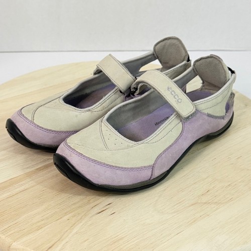 Sandalo donna ECCO beige bordeaux pelle Mary Jane U.S. 5 5 EU 36