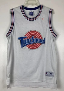Space Jam Michael Jordan Trikot Champion M Time Squad #23 aufgenähte Patches Vintage - Bild 1 von 14