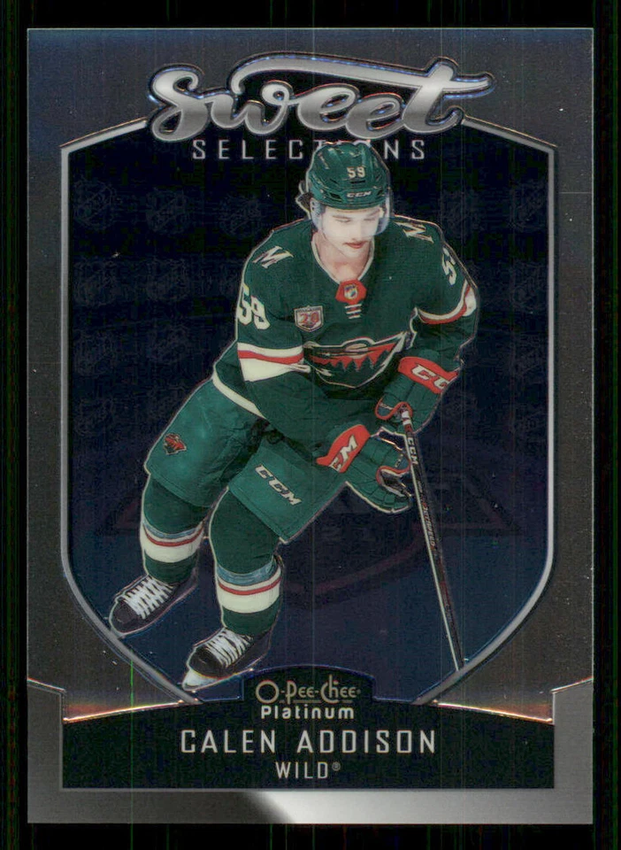 2021-22 O-Pee-Chee Platinum Sweet Selections #SS6 Calen Addison - Image 1 of 2