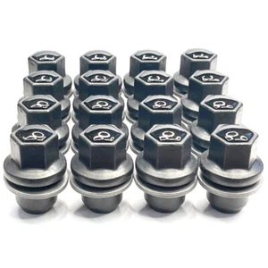16 dadi ruote originali Land Rover OEM 14x1,50 MY23 neri Land Rover Defender 130 - Foto 1 di 7