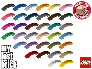 LEGO - Parte 93273 - Pendiente Curvada 4x1 Doble (Pack de 5) + NUEVO + SELECCIONAR COLOR - Imagen 1 de 36