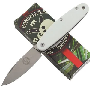 Esee Churp White Linerlock Folding Pocket Knife G10 Handle D2 Tool Steel Blade - Picture 1 of 2