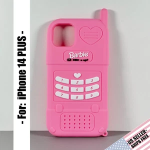 Funda para iPhone 14 Plus - Bonita en Rosa | Divertida y Coqueta | Cubierta en Forma de Teléfono 3D - Imagen 1 de 13