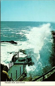 Thunder Hole Ocean Drive Bar Harbor Maine Postcard - Picture 1 of 2