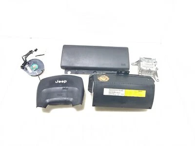 Jeep TJ Wrangler OEM Driver Passenger Air Bag w Clock Spring Slate 04-06 013351 Foto 1 de 4