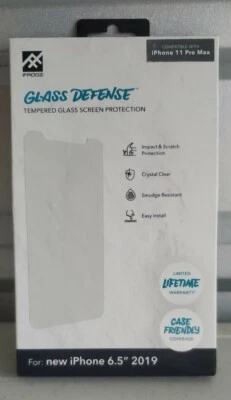 Protector de pantalla de vidrio templado iFrogz - iPhone 11 Pro Max / Xs Max - 103283 Foto 1 de 2