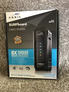 Arris Surfboard Cable Modem DOCSIS 3.0 Certified - SB6141 - Black - Picture 1 of 9