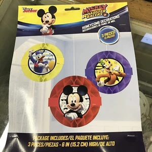 Kit Decorazione A nido d'ape Forniture per Feste Topolino Roadster Racers 3 Pezzi Disney Jr  - Foto 1 di 4