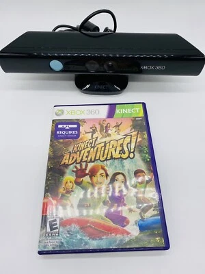 Microsoft Xbox 360 Kinect Sensor Bar with Kinect Adventures Game Tested, Works - Image 1 of 4