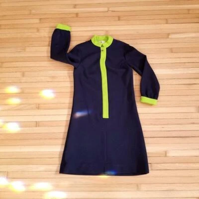 Vestido estilo polietileno vintage años 60 para mujer/elegante/formal/hippie/m a l Foto 1 de 4