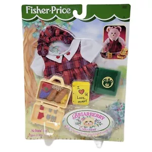Vintage Fisher Price 1999 Briarberry Bear Schulset Outfit 75001 Neu in Verpackung - Bild 1 von 5