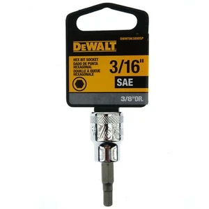 Dewalt DWMT86389OSP 3/16" SAE Chrom Sechskant Bit Steckschlüssel, 3/8" Antrieb, 86-389D - Bild 1 von 12