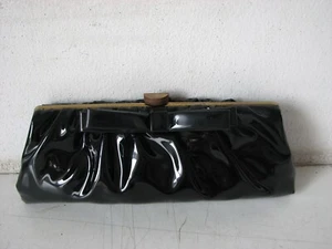 POCHETTE BORSA  IN VERNICE NERA VINTAGE - Bild 1 von 11