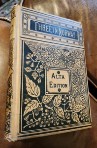 Three in Norway, by Lees & Clutterbuck, 1880's??, HB. Illustrated - Imagen 1 de 5