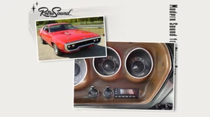 For Plymouth Road Runner 1971 1972 Vintage Car Radio DAB+ UKW Bluetooth Aux - Picture 1 of 11