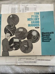 1984 Mercury Grand Marquis Electrical & Vacuum Troubleshooting Manual & Diagram - Bild 1 von 12