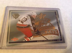 03-042003-04 LUXURY SUITE KENT McDONNELL ROOKIE RC /599 61 BLUE JACKETS - Picture 1 of 1