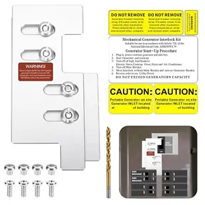 Generator Interlock Kit For Eaton & Cutler Hammer BR 150 & 200 Amp Panels - Picture 1 of 7