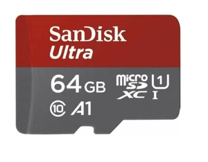 SanDisk Ultra micro SDXC + SD Adapter SDSQUAR-064G-GN6TA - Bild 1 von 3