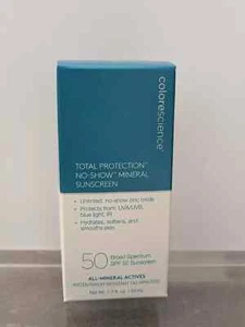 ColoreScience Total Protection No Show SPF 50 Mineral Sunscreen 50 ml. Sunscreen - Picture 1 of 7
