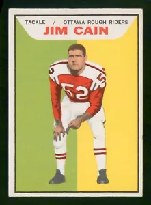 Jim Cain 1965 Topps CFL 65 Nº 75 Ex 66130 - Imagen 1 de 2