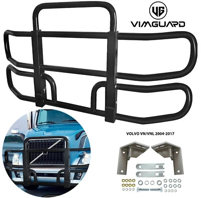 Big Heavy Deer Guard WITH Brackets For Volvo VN/VNL 2004-2017 Semi Truck Bumper Foto 1 de 4