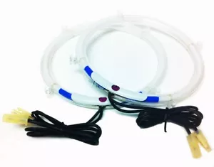 Anillos de altavoces de neón azul de 10" y bailarín de música - kit de iluminación de auto con brillo de subwoofer - Imagen 1 de 9