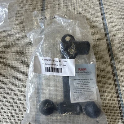 RAM 6” Swing Arm RAM-261-2U Double 1.5" Balls - Image 1 of 3
