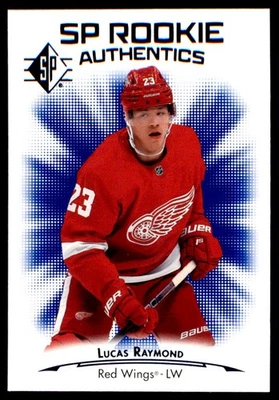 2021-22 SP Lucas Raymond Blue Detroit Red Wings #132 - Image 1 of 2