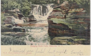 Ellenville Hanging Rock Falls 1910 NY - Picture 1 of 2