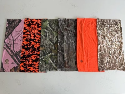 批量 (6) 件 Buff 颈部绑腿 迷彩 Mossy Oak 真树 黑色苍蝇 - 成人 OS — 第 1/4 张图片